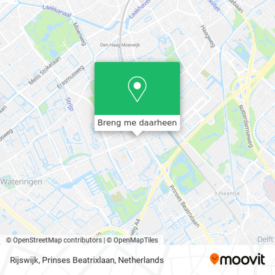 Rijswijk, Prinses Beatrixlaan kaart