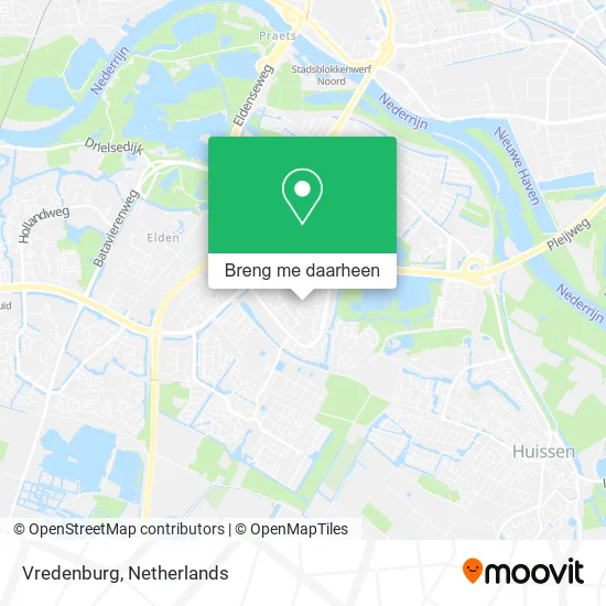 Vredenburg kaart
