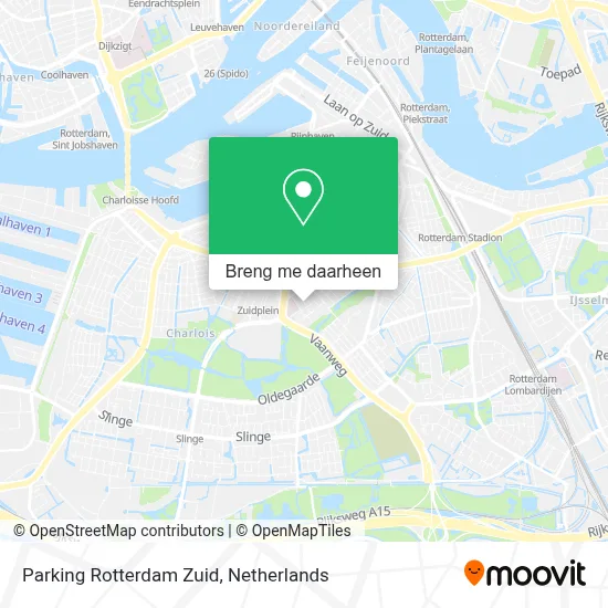 Parking Rotterdam Zuid kaart