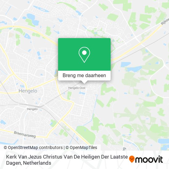 Kerk Van Jezus Christus Van De Heiligen Der Laatste Dagen kaart