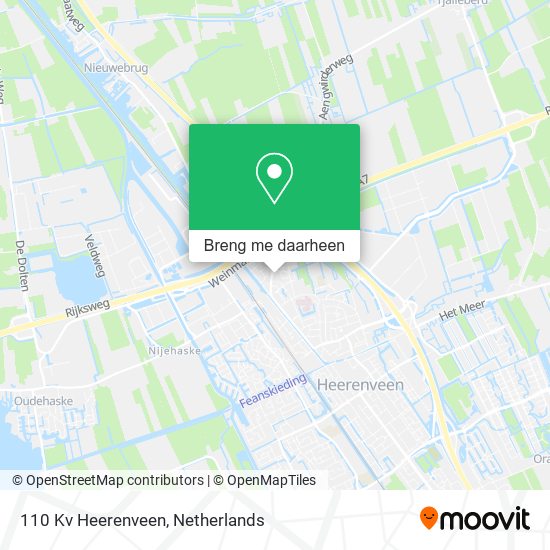 110 Kv Heerenveen kaart