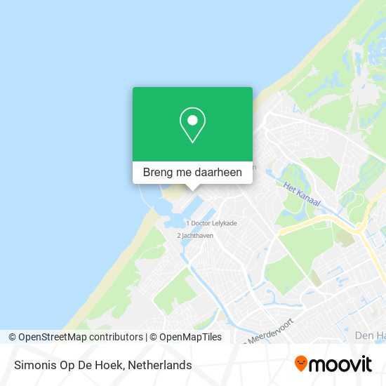 Simonis Op De Hoek kaart
