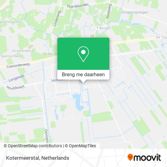 Kotermeerstal kaart