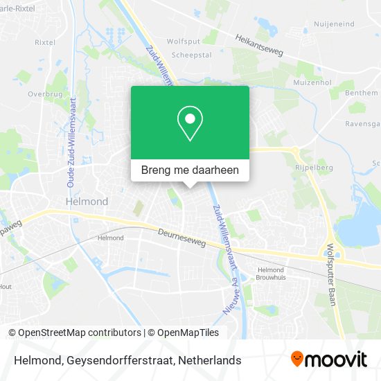 Helmond, Geysendorfferstraat kaart