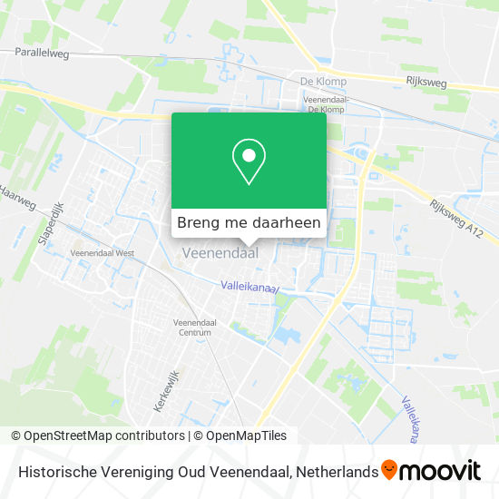 Historische Vereniging Oud Veenendaal kaart