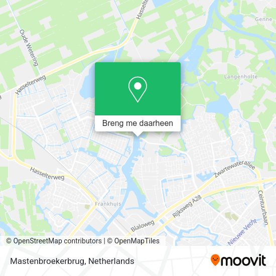 Mastenbroekerbrug kaart