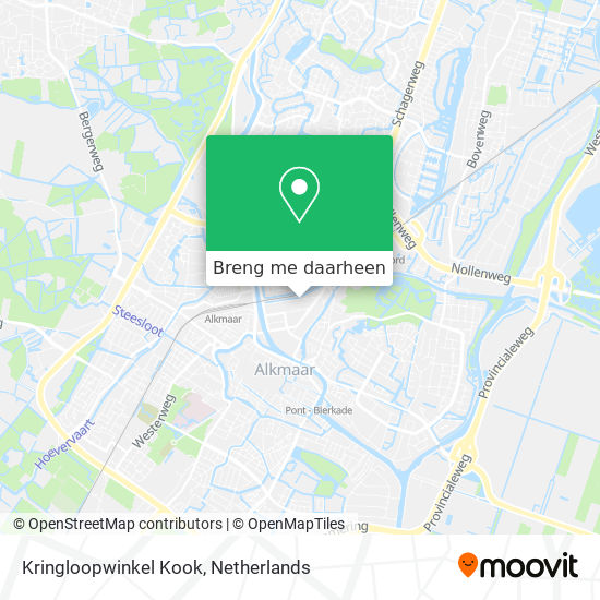 Kringloopwinkel Kook kaart