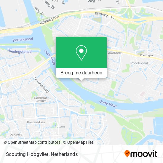 Scouting Hoogvliet kaart