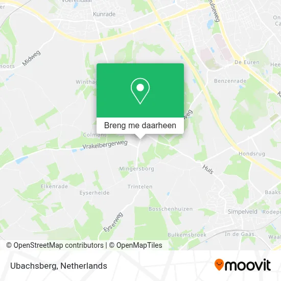 Ubachsberg kaart
