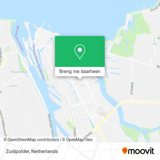 Zuidpolder kaart