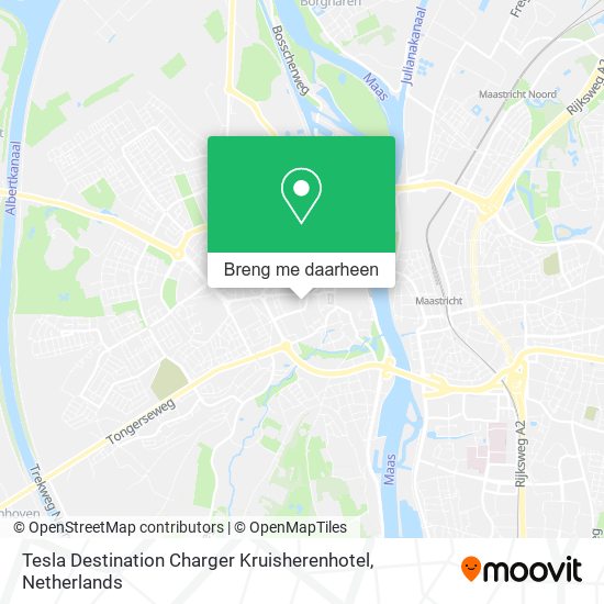 Tesla Destination Charger Kruisherenhotel kaart