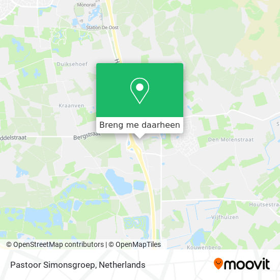 Pastoor Simonsgroep kaart