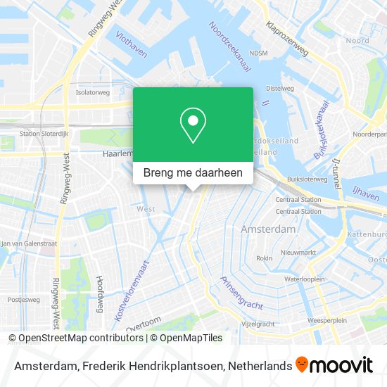 Amsterdam, Frederik Hendrikplantsoen kaart