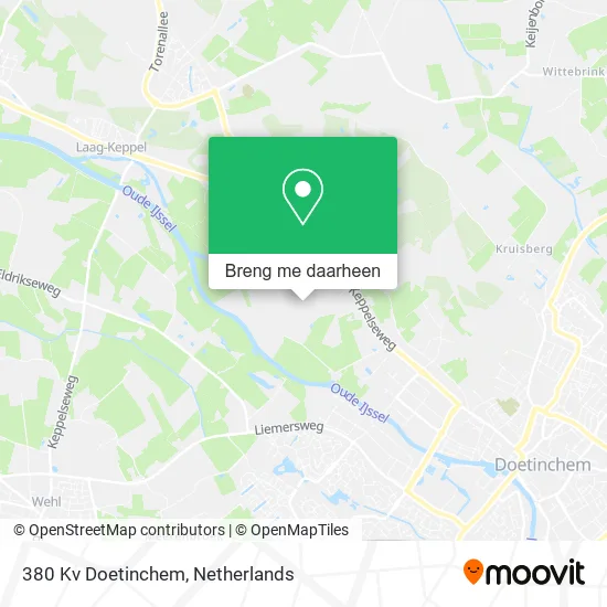 380 Kv Doetinchem kaart