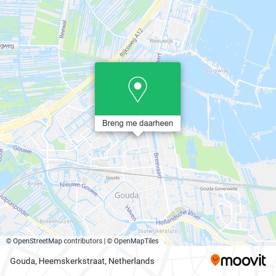 Gouda, Heemskerkstraat kaart