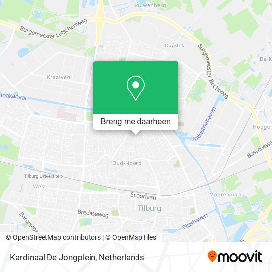 Kardinaal De Jongplein kaart