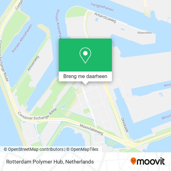 Rotterdam Polymer Hub kaart