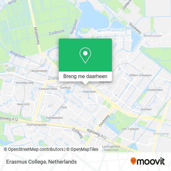 Erasmus College kaart