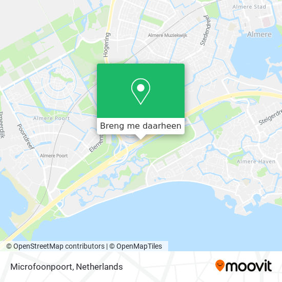 Microfoonpoort kaart