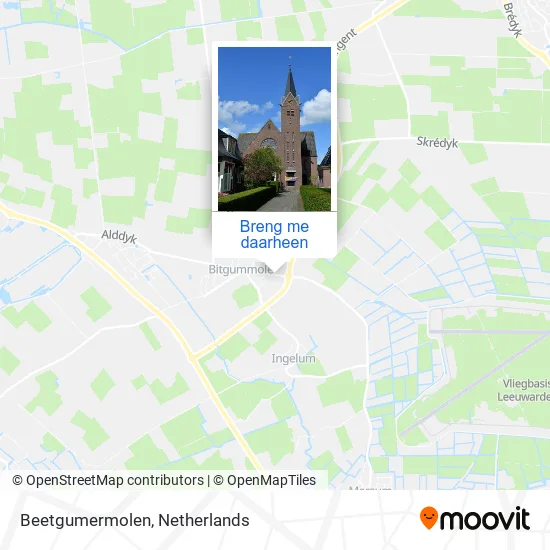 Beetgumermolen kaart