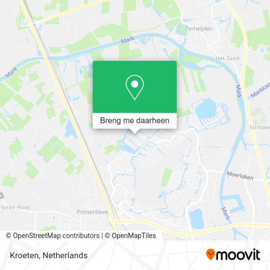 Kroeten kaart