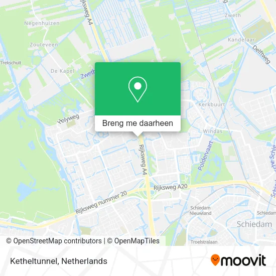 Ketheltunnel kaart