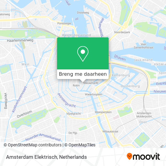 Amsterdam Elektrisch kaart
