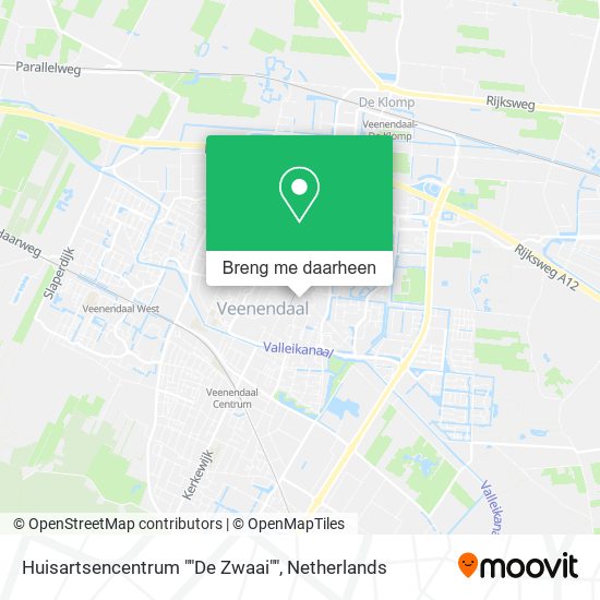 Huisartsencentrum ""De Zwaai"" kaart