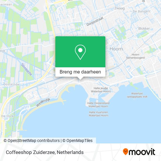 Coffeeshop Zuiderzee kaart