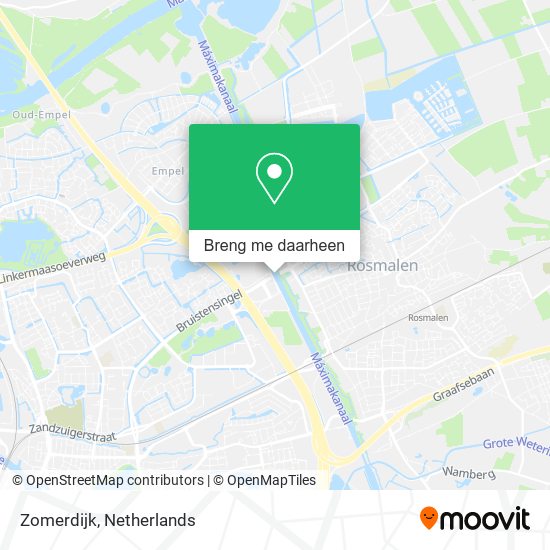 Zomerdijk kaart