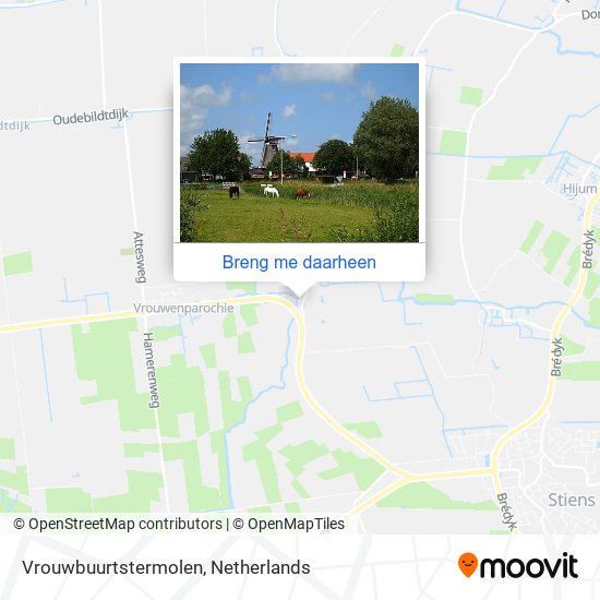 Vrouwbuurtstermolen kaart