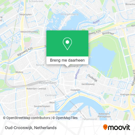 Oud-Crooswijk kaart