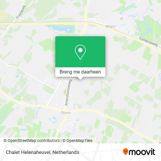 Chalet Helenaheuvel kaart