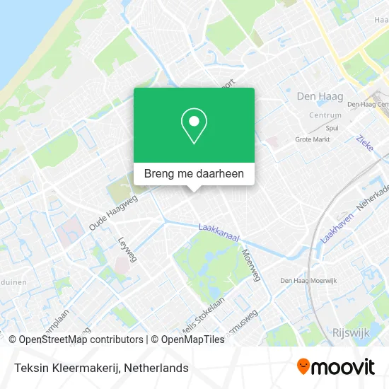 Teksin Kleermakerij kaart