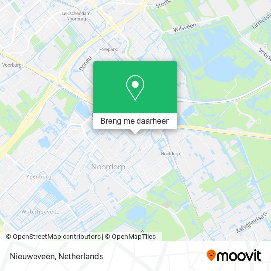 Nieuweveen kaart