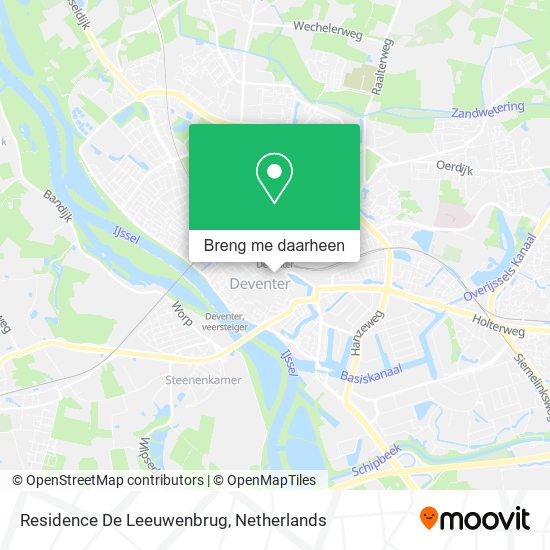 Residence De Leeuwenbrug kaart