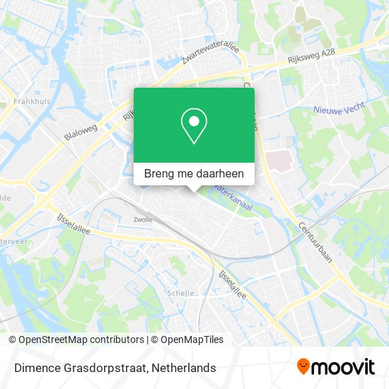 Dimence Grasdorpstraat kaart