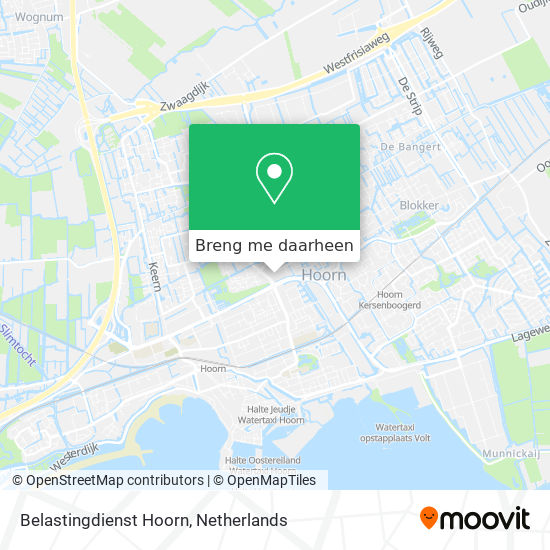 Belastingdienst Hoorn kaart