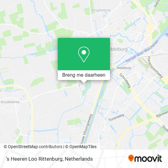 's Heeren Loo Rittenburg kaart