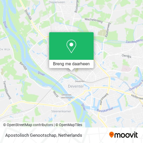 Apostolisch Genootschap kaart