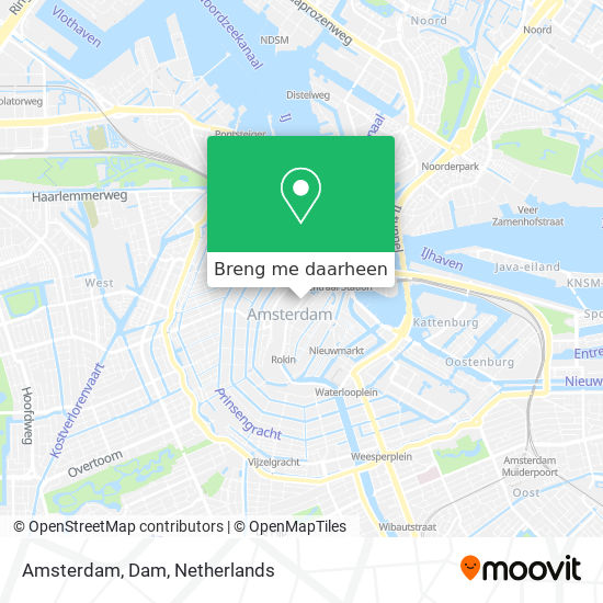 Amsterdam, Dam kaart