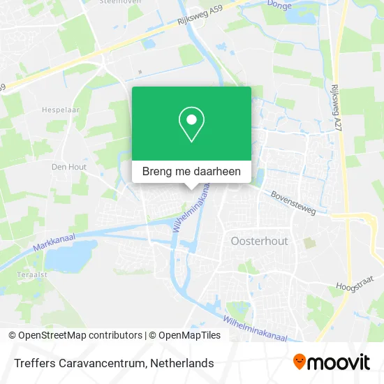 Treffers Caravancentrum kaart
