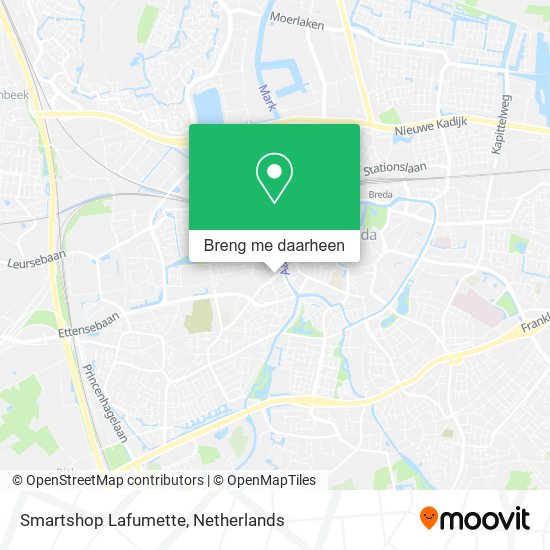 Smartshop Lafumette kaart