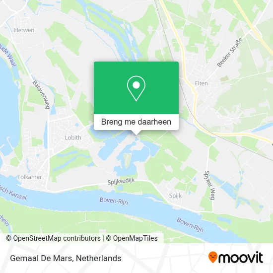 Gemaal De Mars kaart