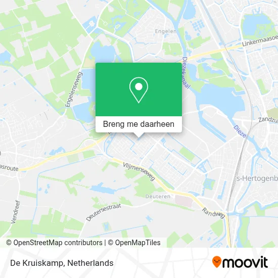De Kruiskamp kaart