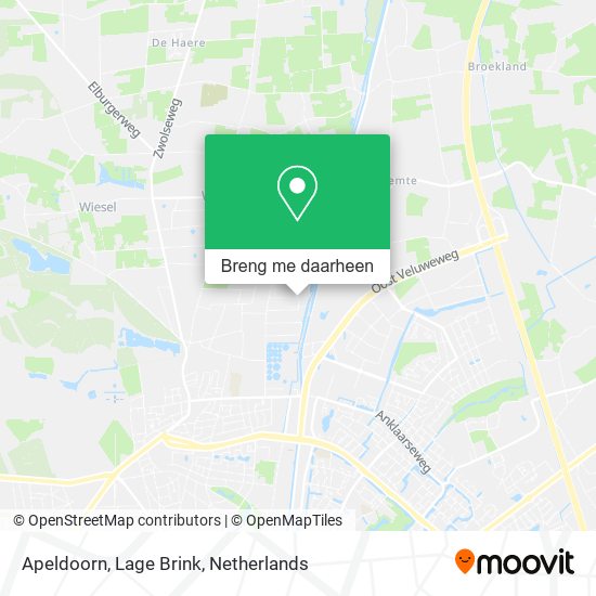 Apeldoorn, Lage Brink kaart