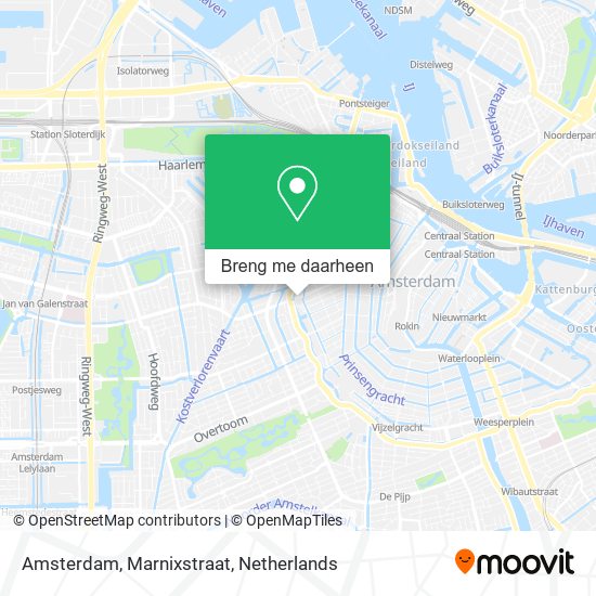 Amsterdam, Marnixstraat kaart