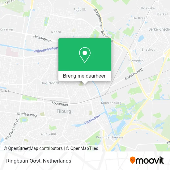 Ringbaan-Oost kaart