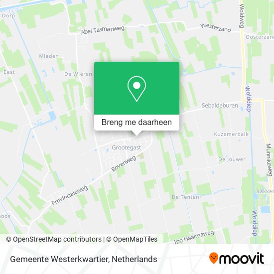 Gemeente Westerkwartier kaart