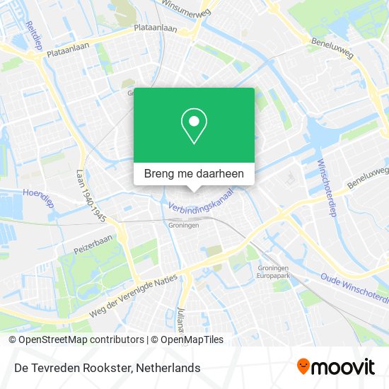 De Tevreden Rookster kaart